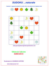 gioco di enigmistica sudoku per ragazzi